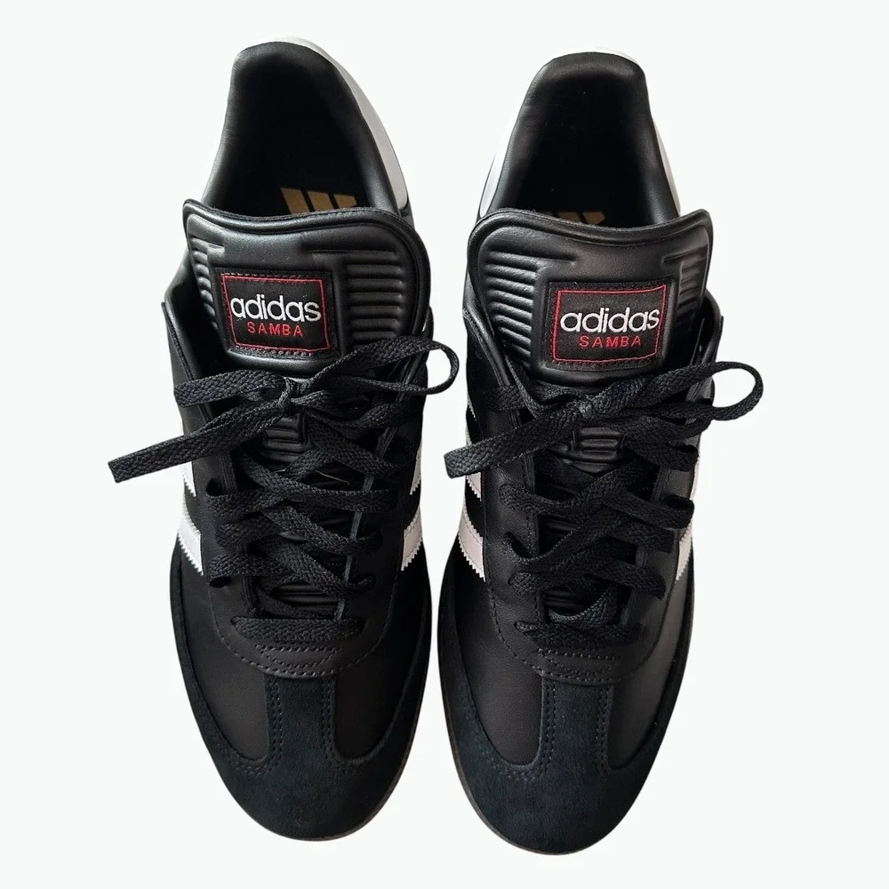 Adidas Samba Shoes Mens 11.5 Black White Gum Sole Indoor Soccer IH6000